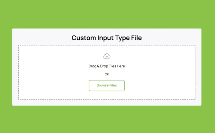 Custom File Upload UI